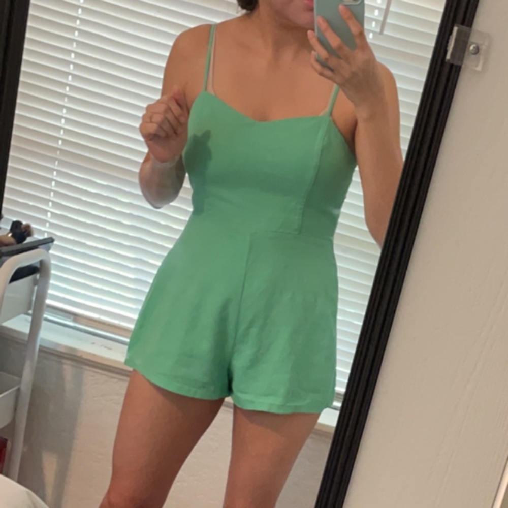 Teal Romper